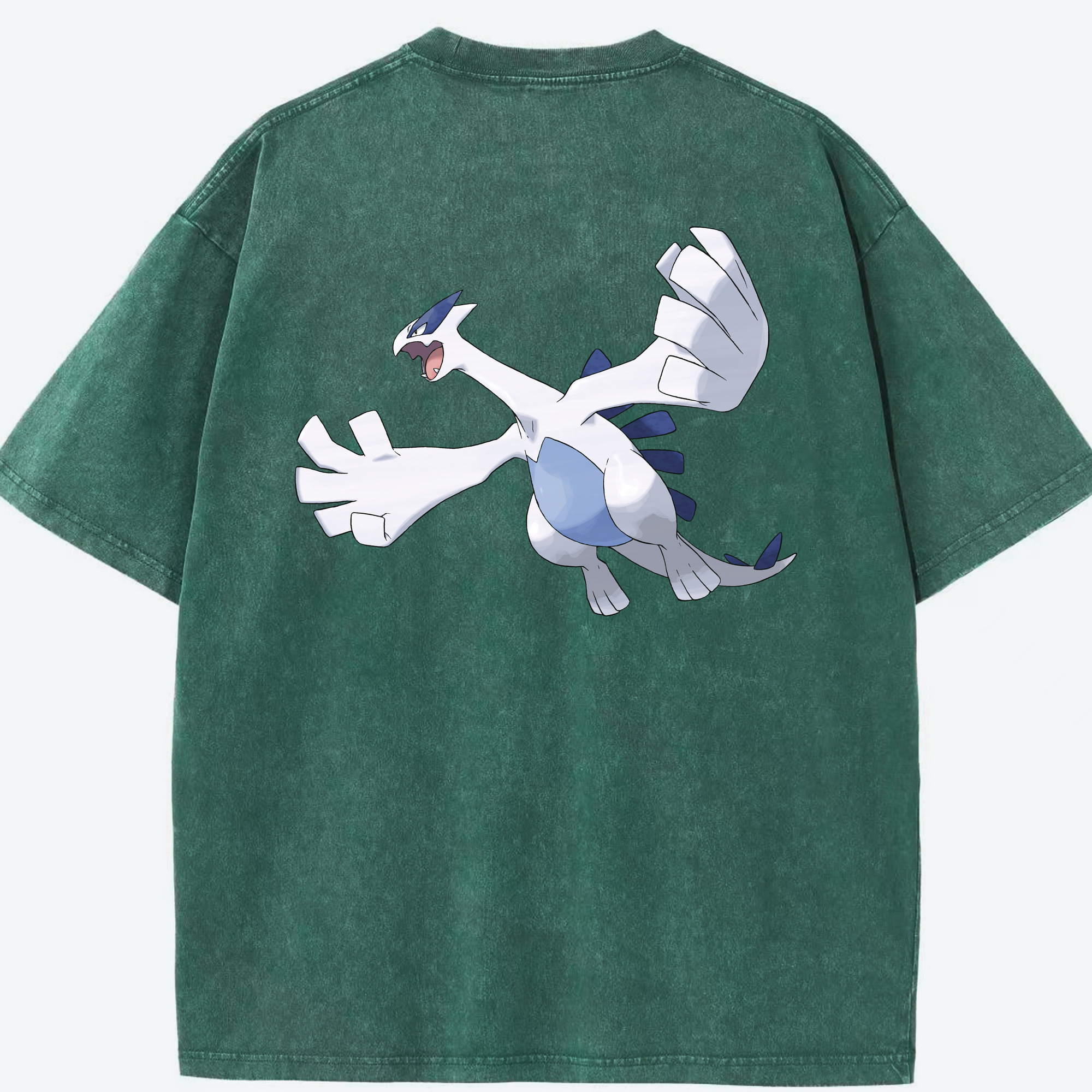（画像用） ポケットモンスター Pokémon 綿100% ヴィンテージ風 半袖Tシャツ（背面プリント）